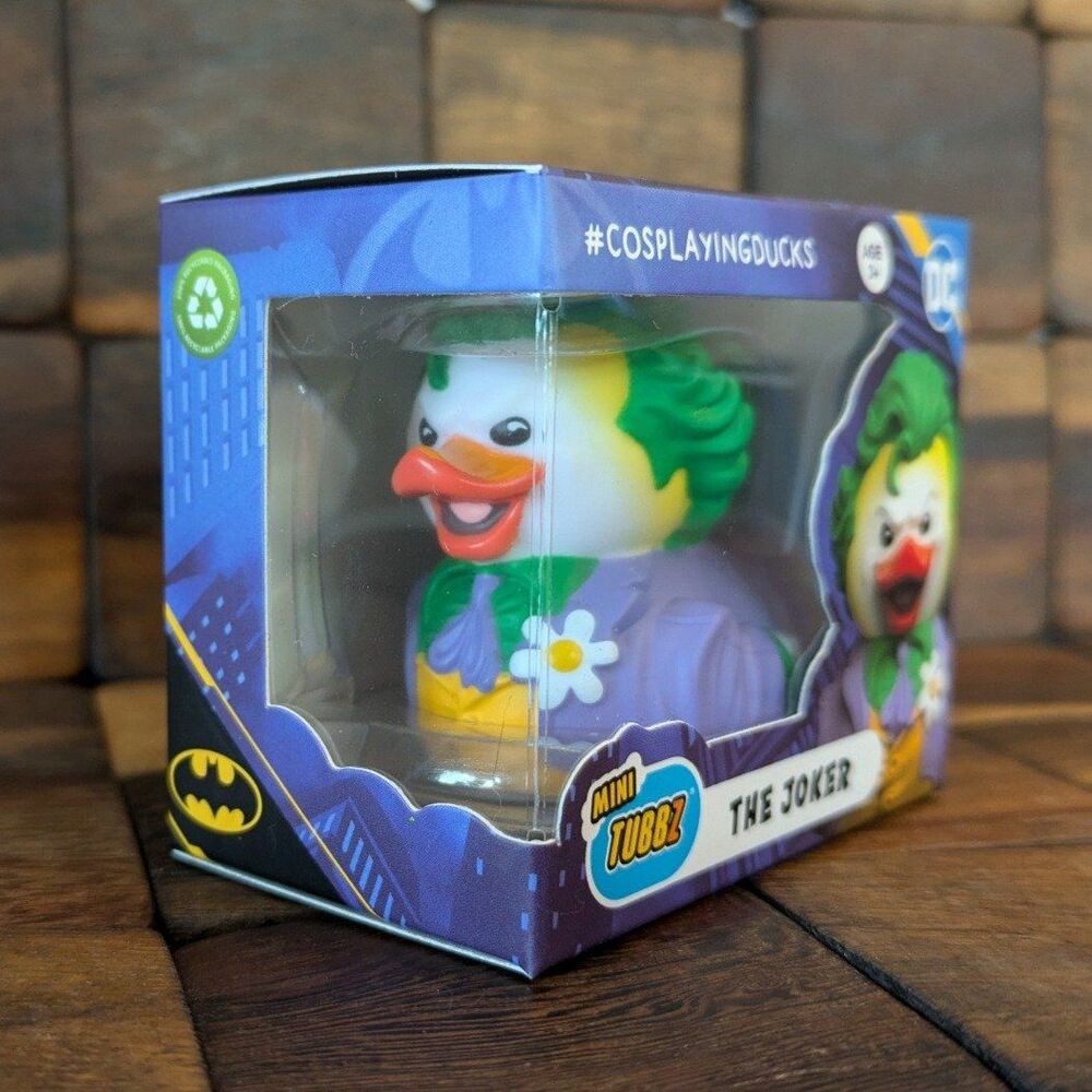DC Comics Joker TUBBZ Mini Edition Rubber Duck Figure New